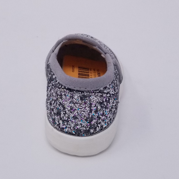 Cat & Jack Shoes Toddler Girls Madigan Slip On Glitter Sneakers